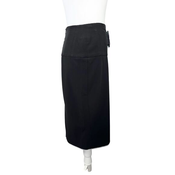 Cache Black High Waist Pencil Skirt - Picture 6 of 9